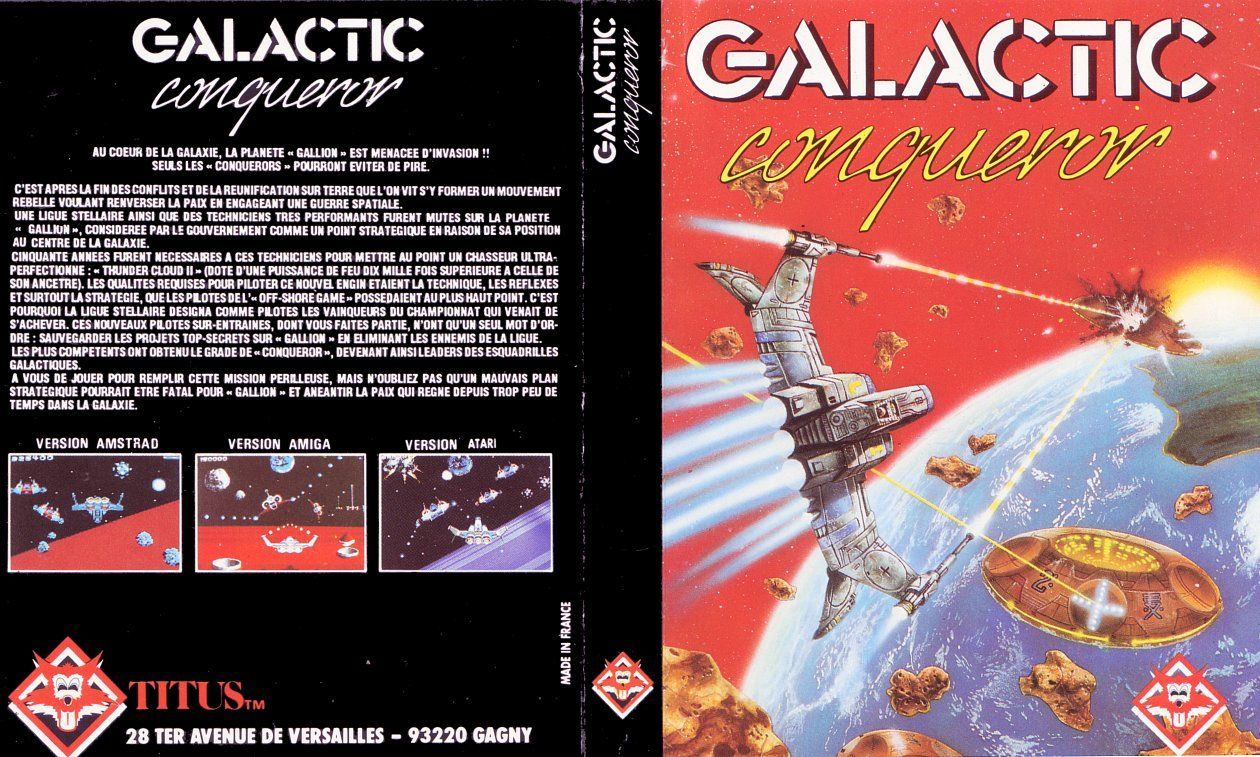 cover of the Amstrad CPC game galactic_conqueror by Mig