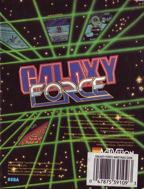 cover of the Amstrad CPC game galaxy_force by Mig