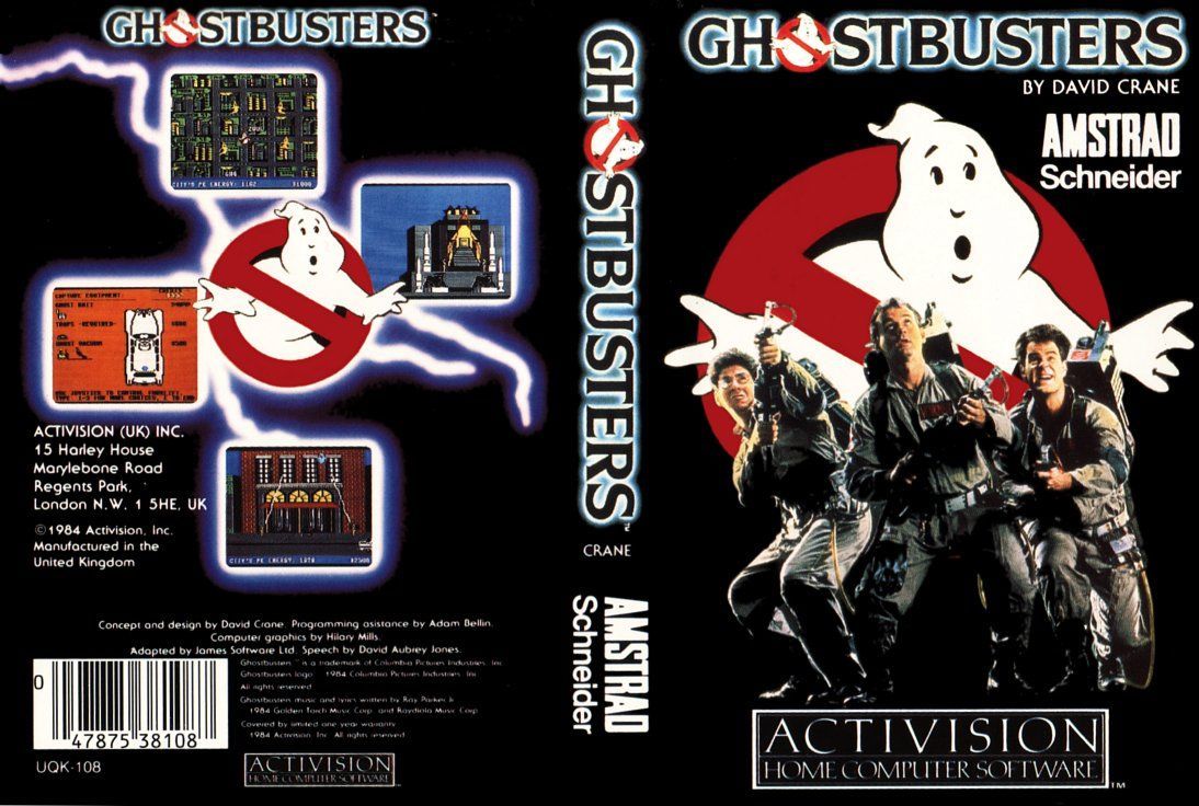 cover of the Amstrad CPC game ghostbusters by Mig