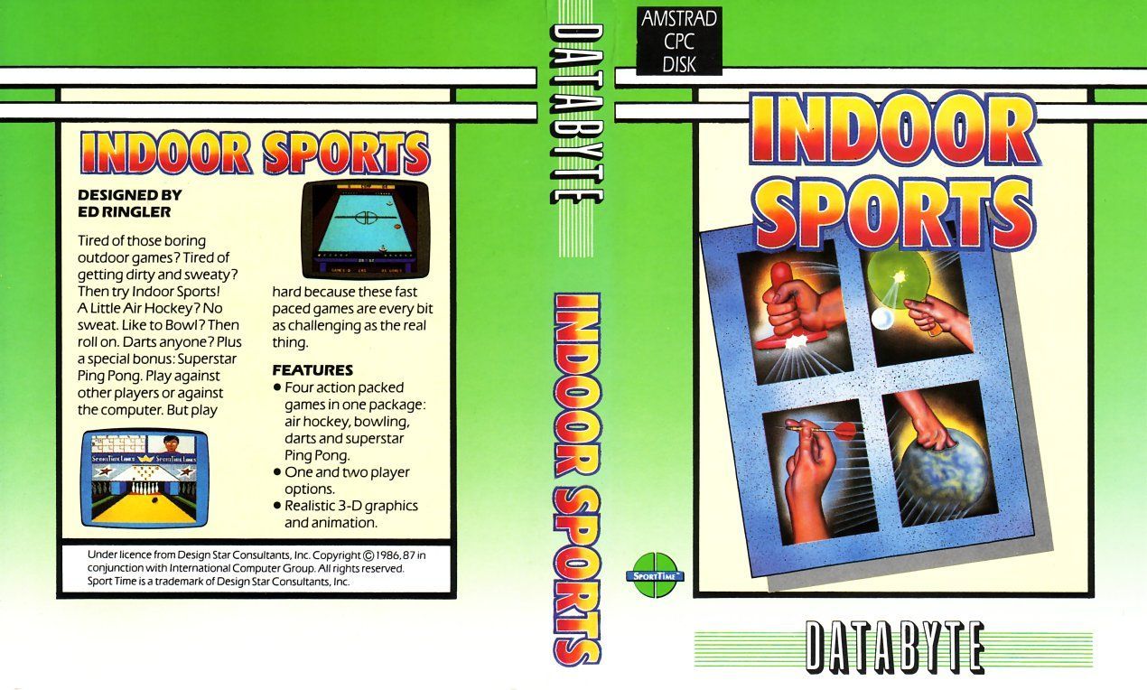 cover of the Amstrad CPC game indoor_sports by Mig