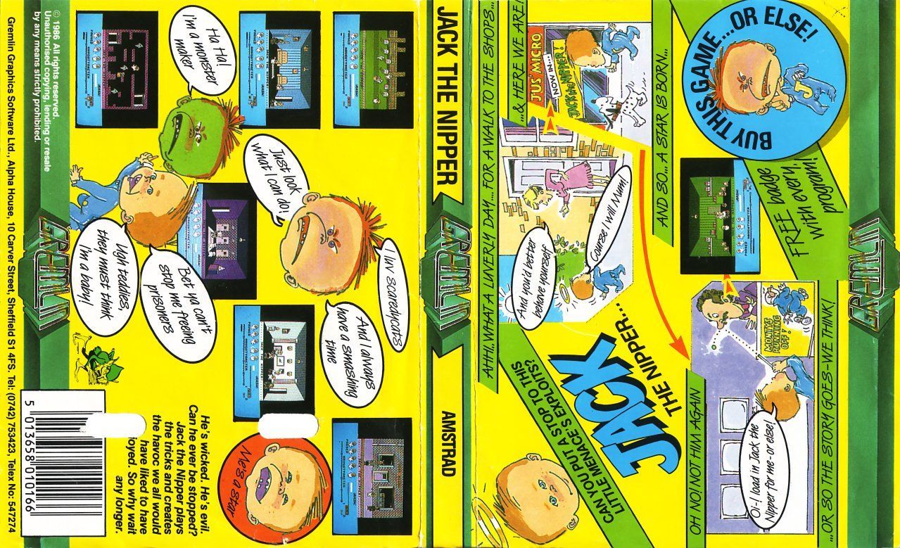 cover of the Amstrad CPC game jack_the_nipper by Mig