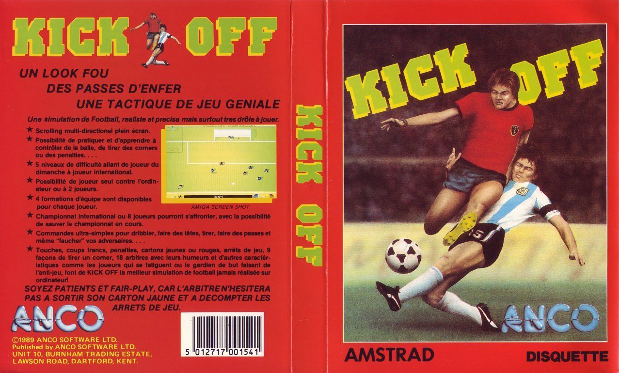 cover of the Amstrad CPC game kick_off by Mig