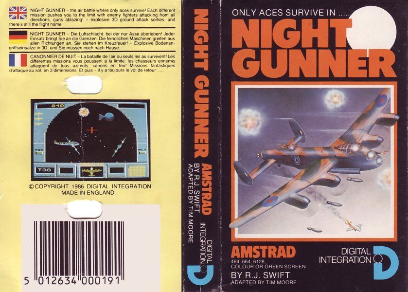 cover of the Amstrad CPC game night_gunner by Mig
