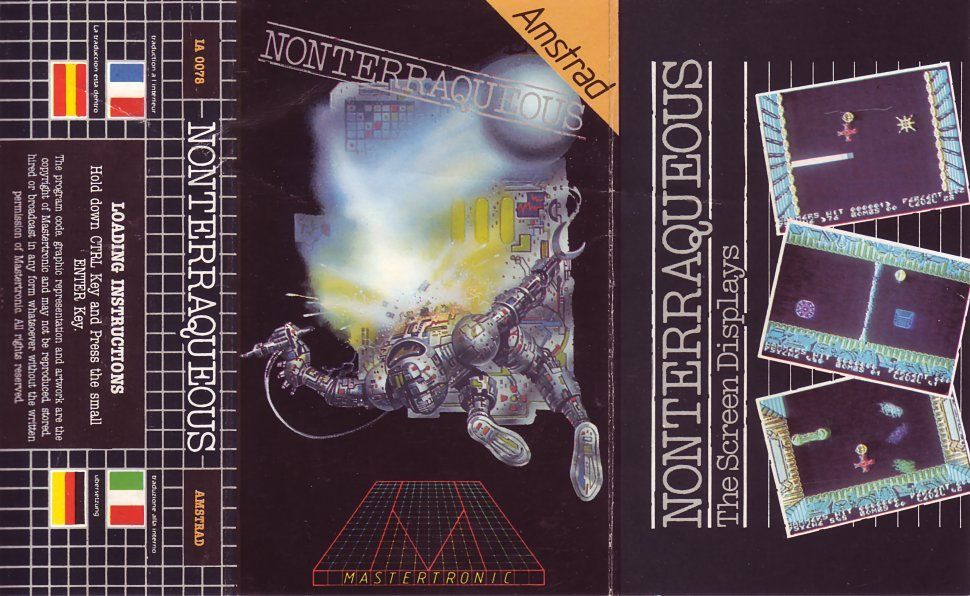 cover of the Amstrad CPC game nonterraqueous by Mig