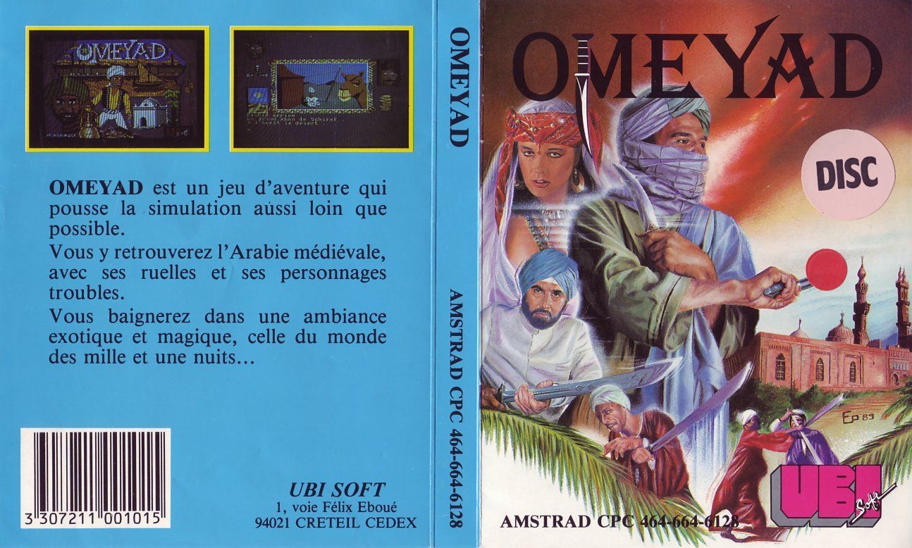 cover of the Amstrad CPC game omeyad by Mig