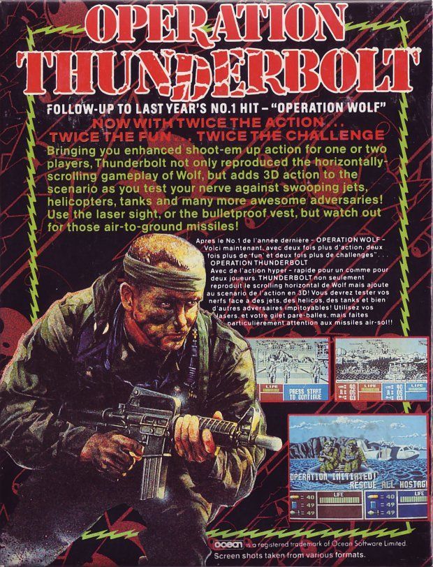 cover of the Amstrad CPC game operation_thunderbolt by Mig