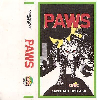 cover of the Amstrad CPC game paws by Mig