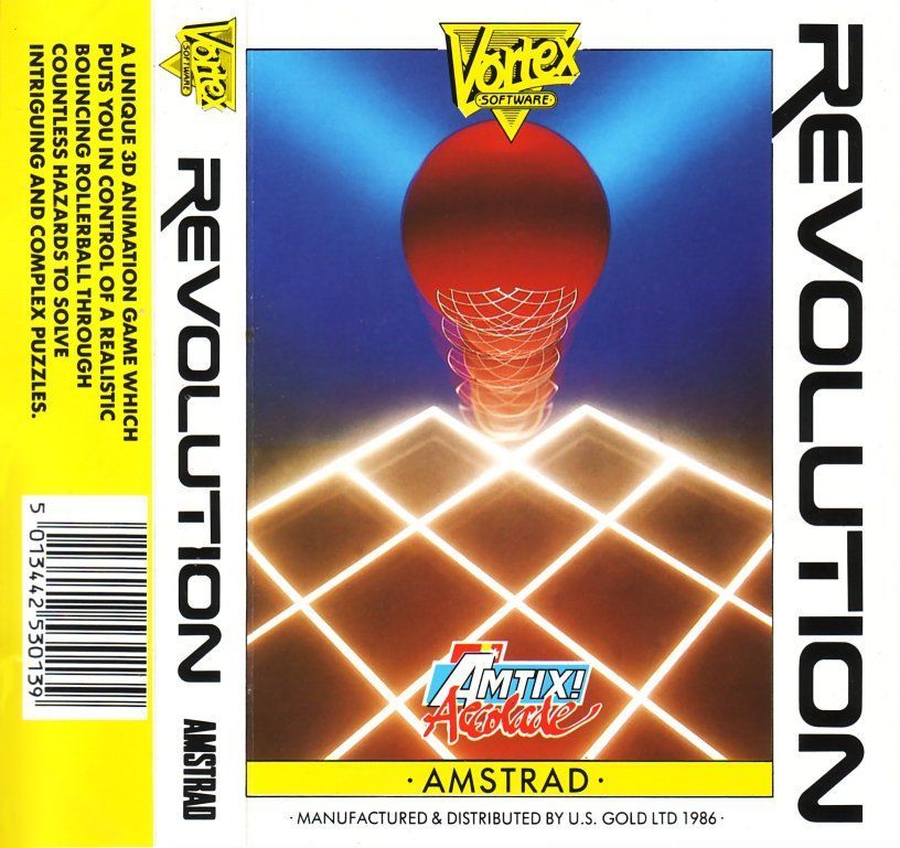 cover of the Amstrad CPC game revolution by Mig