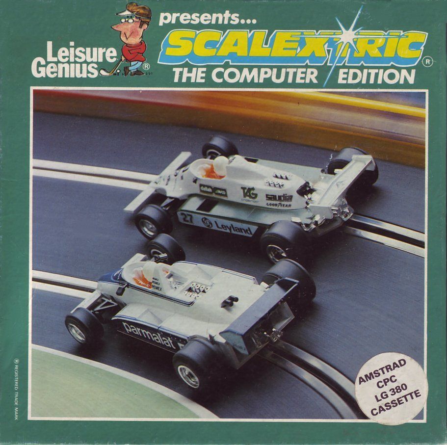 cover of the Amstrad CPC game scalextric by Mig