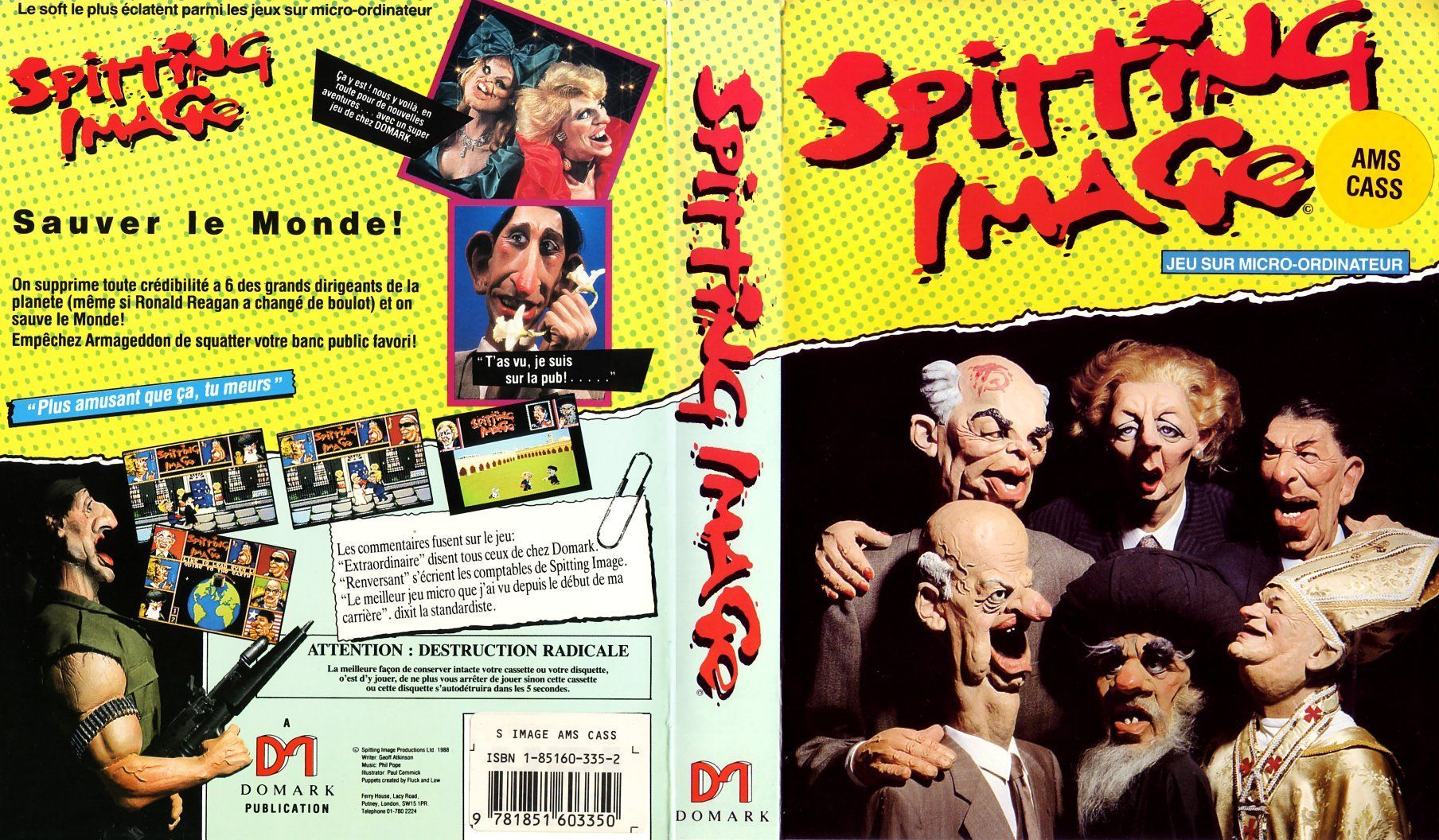 cover of the Amstrad CPC game spitting_image by Mig