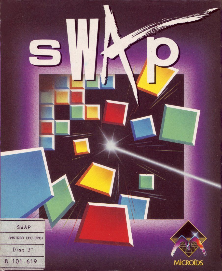 cover of the Amstrad CPC game swap by Mig