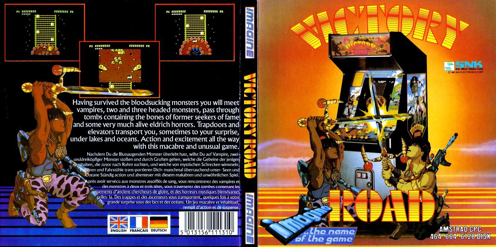 cover of the Amstrad CPC game victory_road by Mig