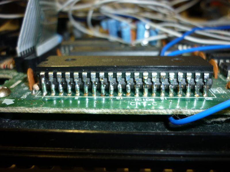 2 CRTC à l'intérieur d'un Amstrad CPC
