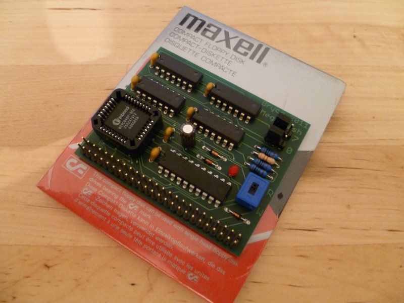MegaFlash sur une disquette 3 pouces