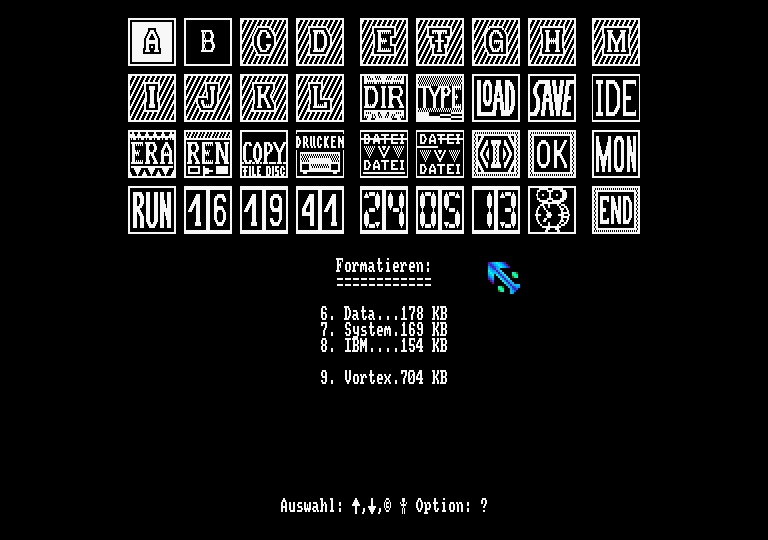 FutureOS pour Amstrad CPC+ sur cartouche