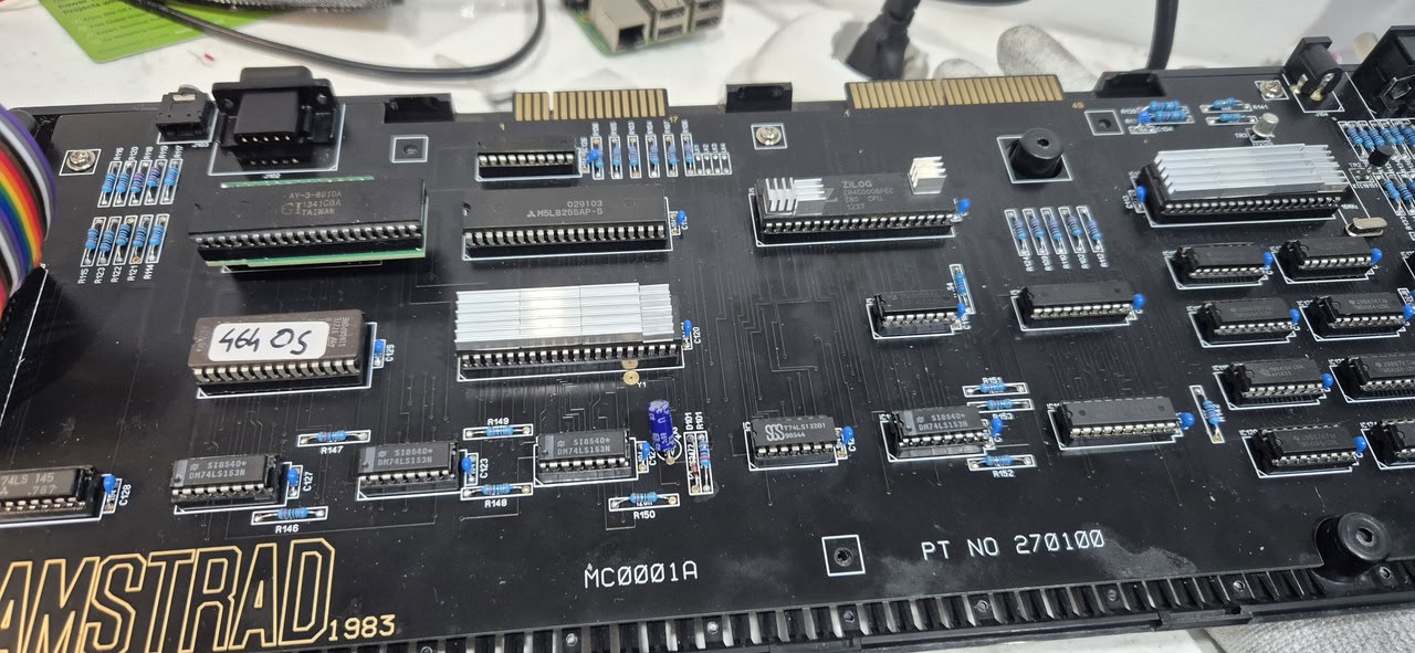 replica board of the Amstrad CPC 464