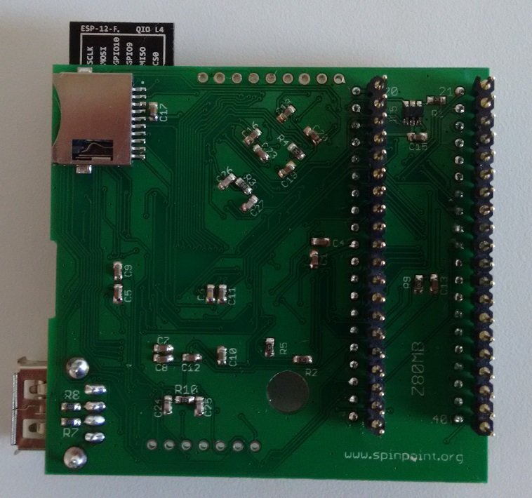 back of the galaxy board by duke for Amstrad GX4000