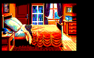 2nd screenshot of a possible Maupiti island Amstrad CPC game