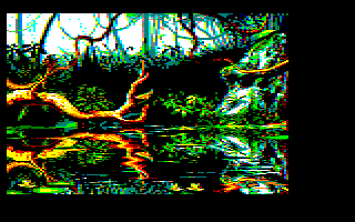 5th screenshot of a possible Maupiti island Amstrad CPC game