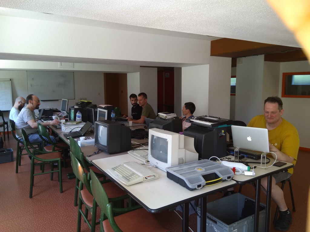 photo of the Amstrad CPC Reset 30 meeting at Coutances