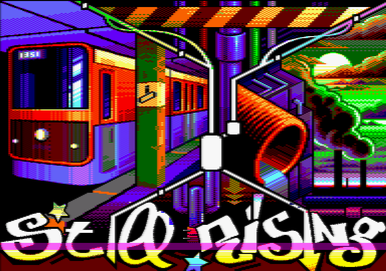 Still Rising, an Amstrad CPC demo by Vanity