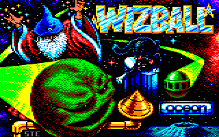 new loading screen of the wizball Amstrad CPC game by ste86